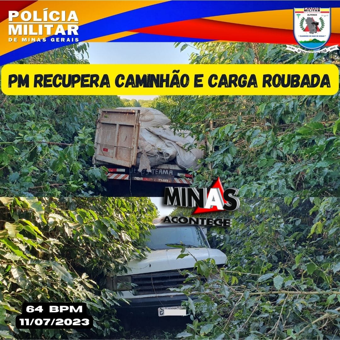 Pol Cia Militar Age R Pido E Recupera Carga De Caf E Ve Culo Roubados