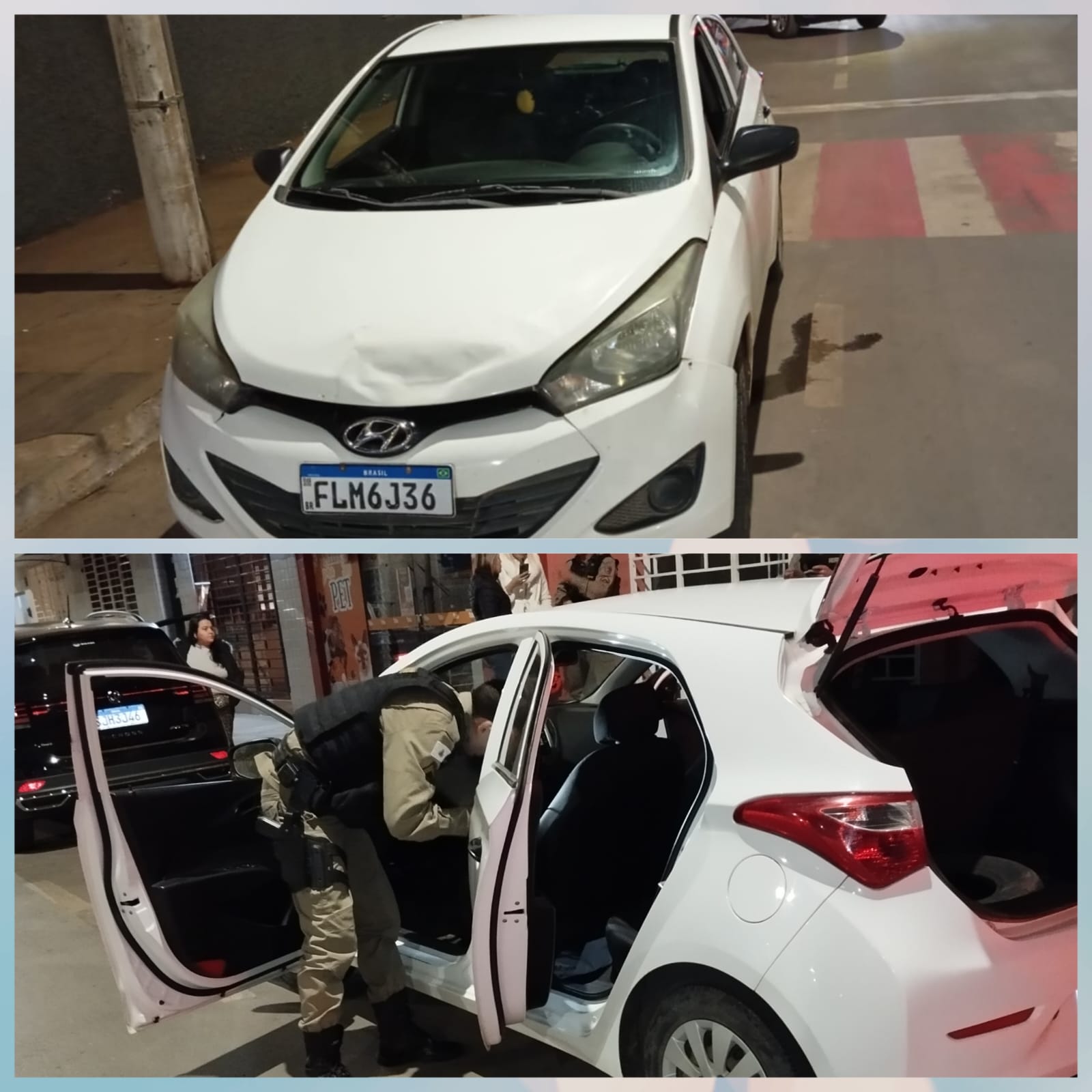 Carro clonado é apreendido pela Polícia Militar em Campos Gerais