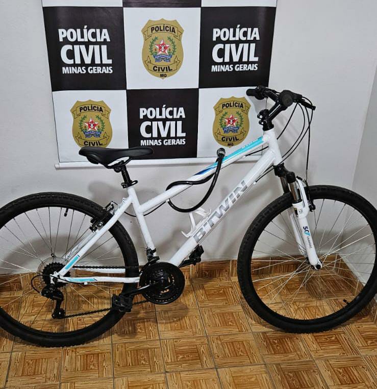 Pol Cia Civil De Po O Fundo Recupera Bicicleta Furtada Identifica Ladr O E Receptador Minas